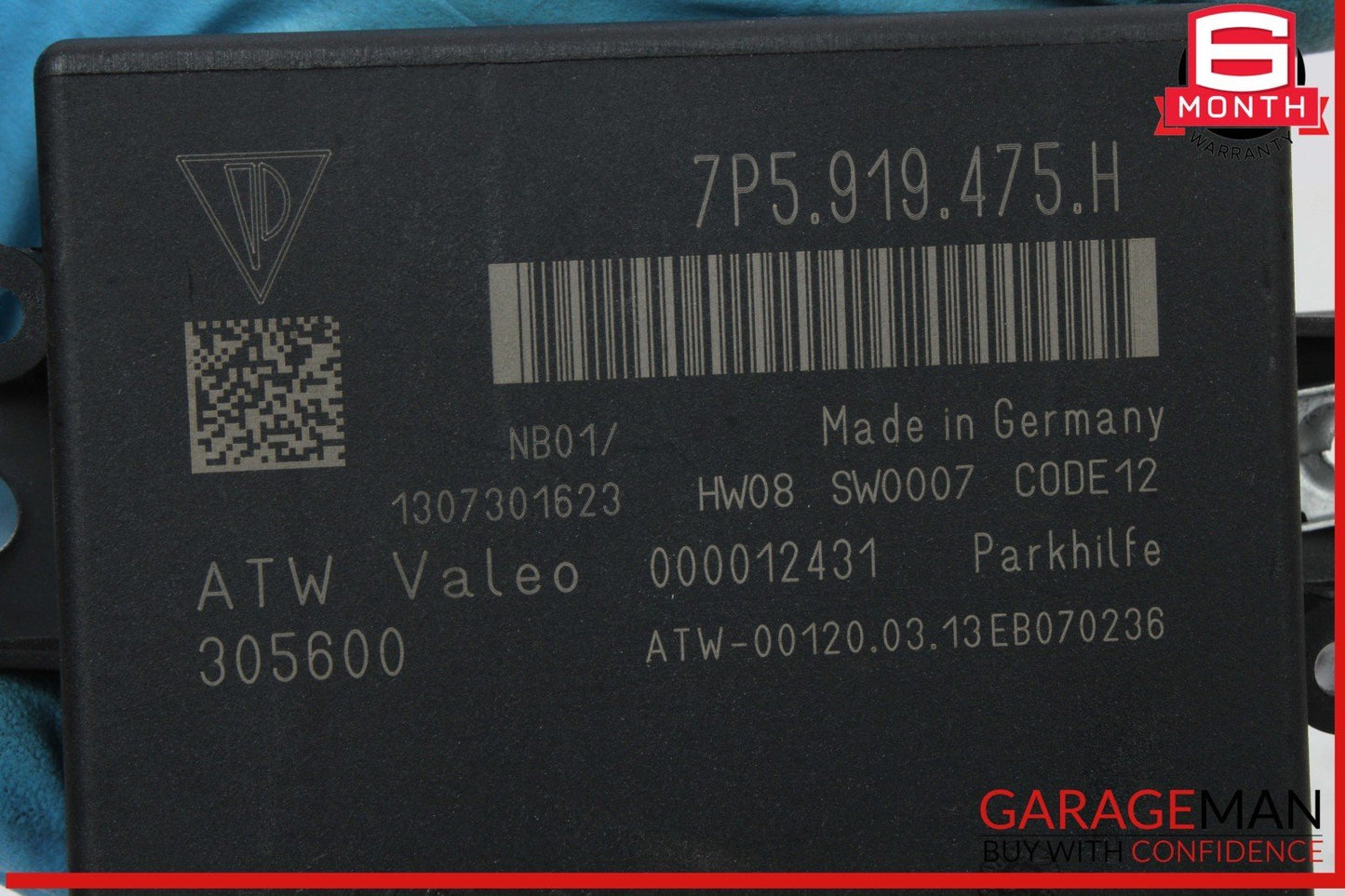 11-14 Porsche Cayenne 958 AWD Park Assist Control Module Unit 7P5919475H OEM