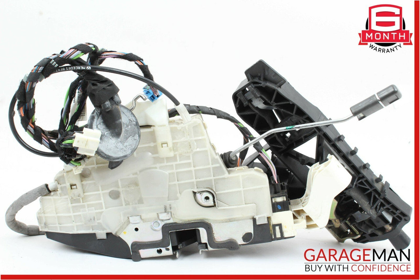 07-13 Mercedes W221 S550 Rear Right Door Lock Actuator w/ Door Handle Silver