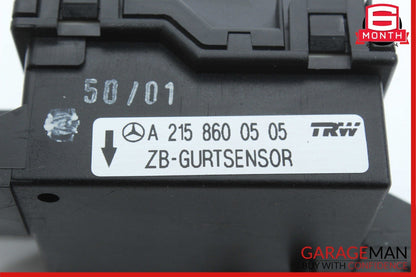 00-13 Mercedes W215 CL55 AMG Seat Belt Seatbelt Tension Sensor 2158600505 OEM