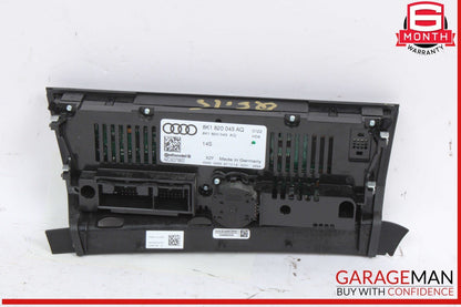 13-17 Audi Q5 A4 A5 Front A/C AC Climate Control Switch Panel Assembly OEM