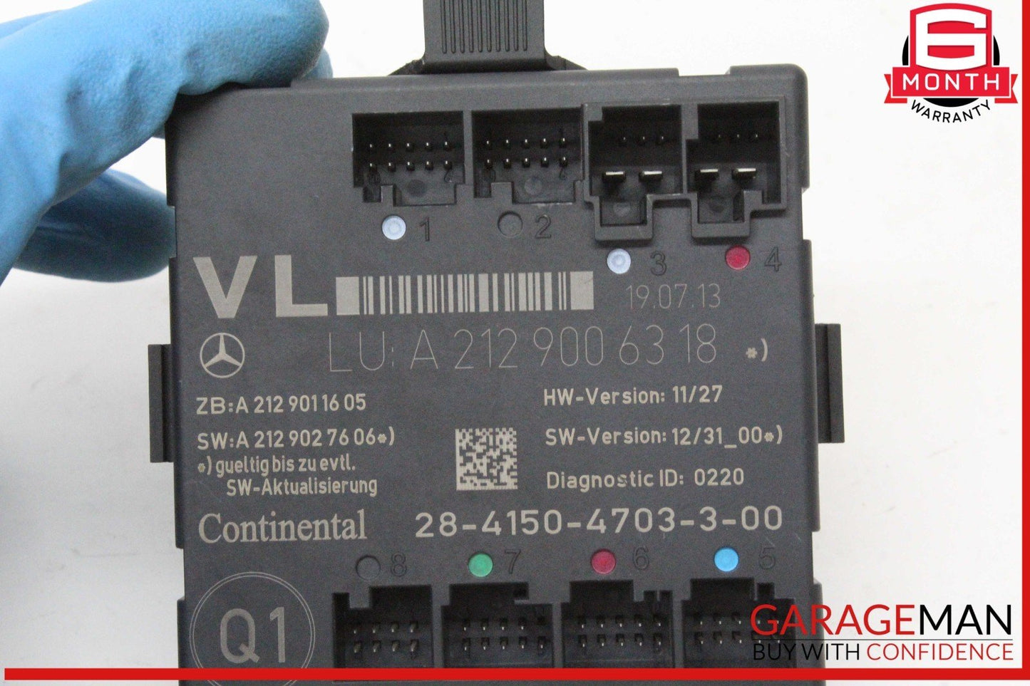 08-18 Mercedes W212 E350 C300 Front Left Side Door Control Module Unit OEM