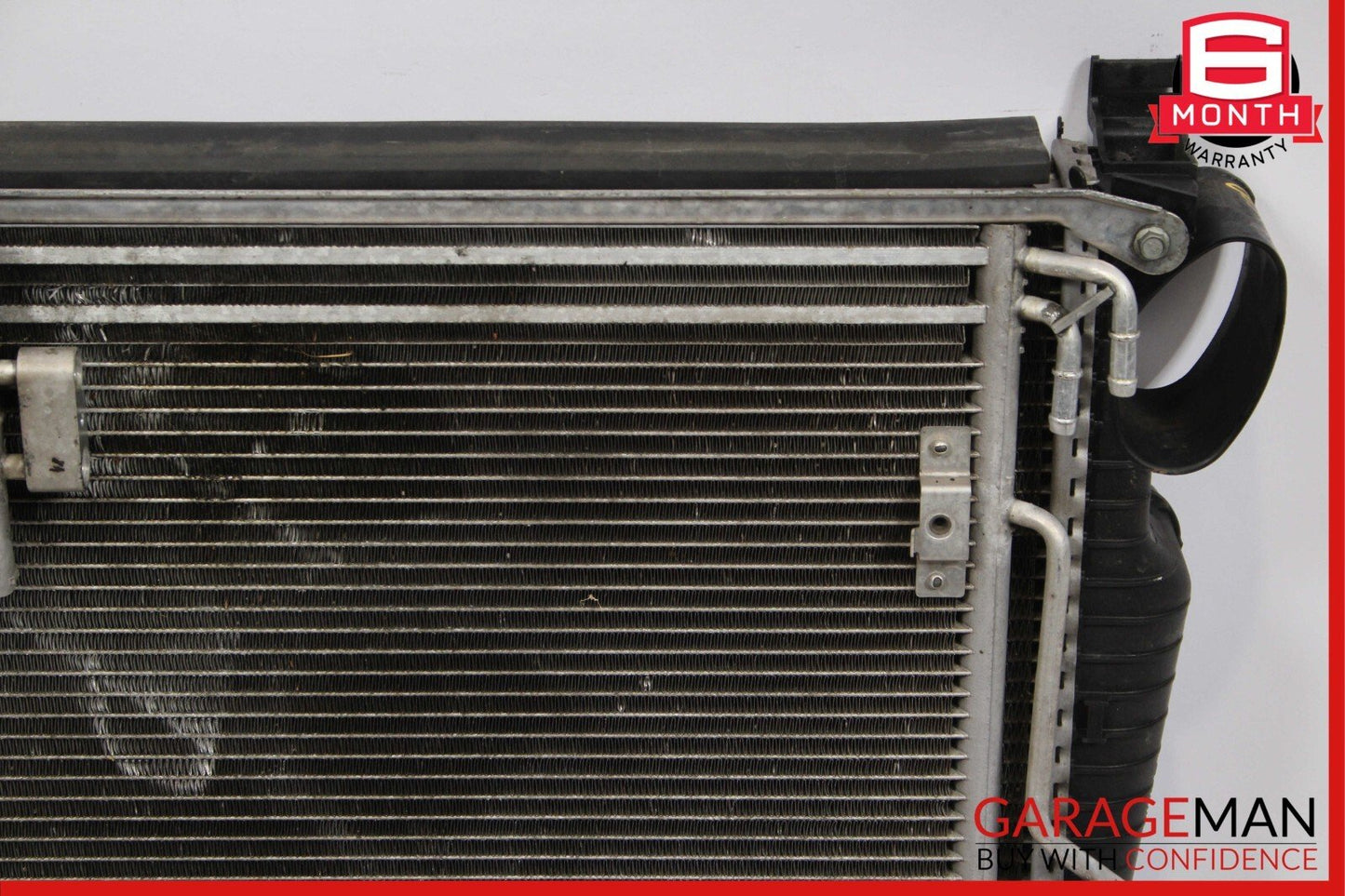 03-08 Mercedes R230 SL500 Engine Radiator AC A/C Condenser Oil Cooler Assembly