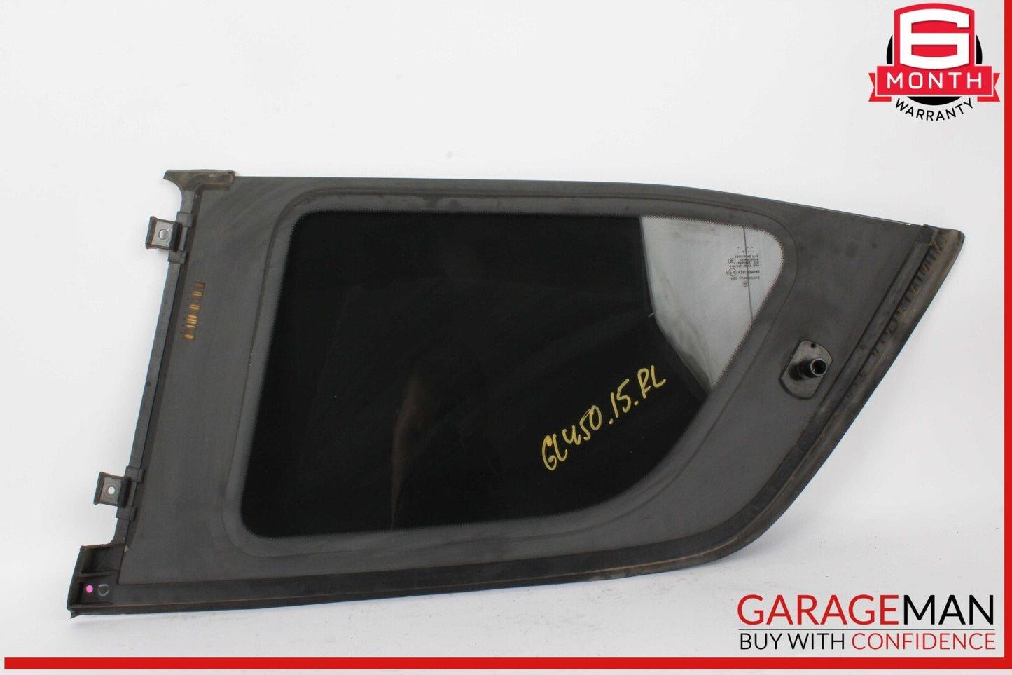 13-19 Mercedes X166 GL450 GLS550 Rear Left Side Quarter Window Glass OEM