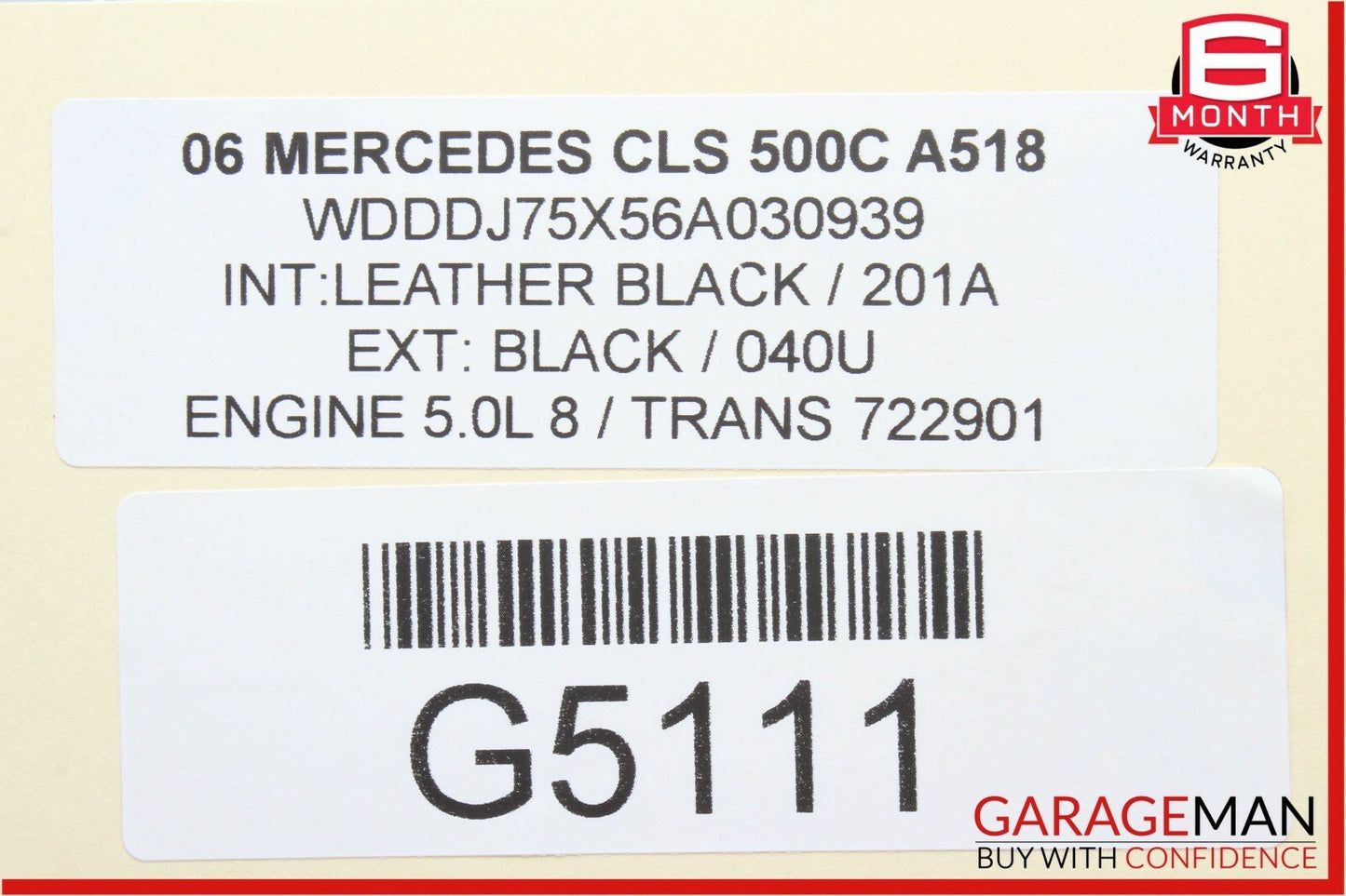 03-11 Mercedes W219 CLS500 E350 Front Left Side Door Mirror Control Switch OEM