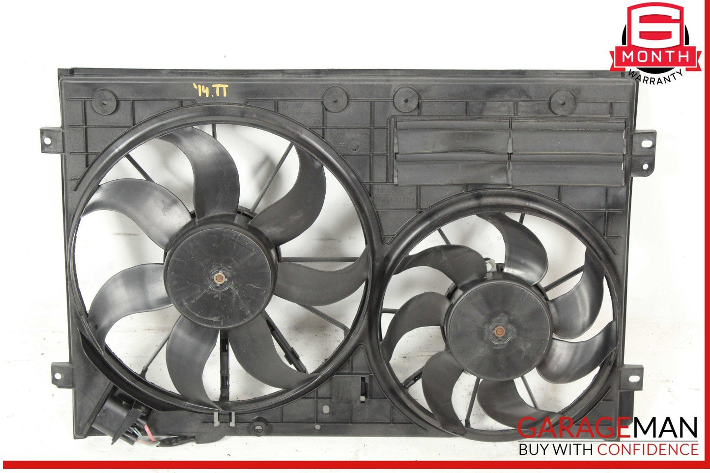 08-15 Audi TT Engine Cooling Fan Motor Shroud OEM