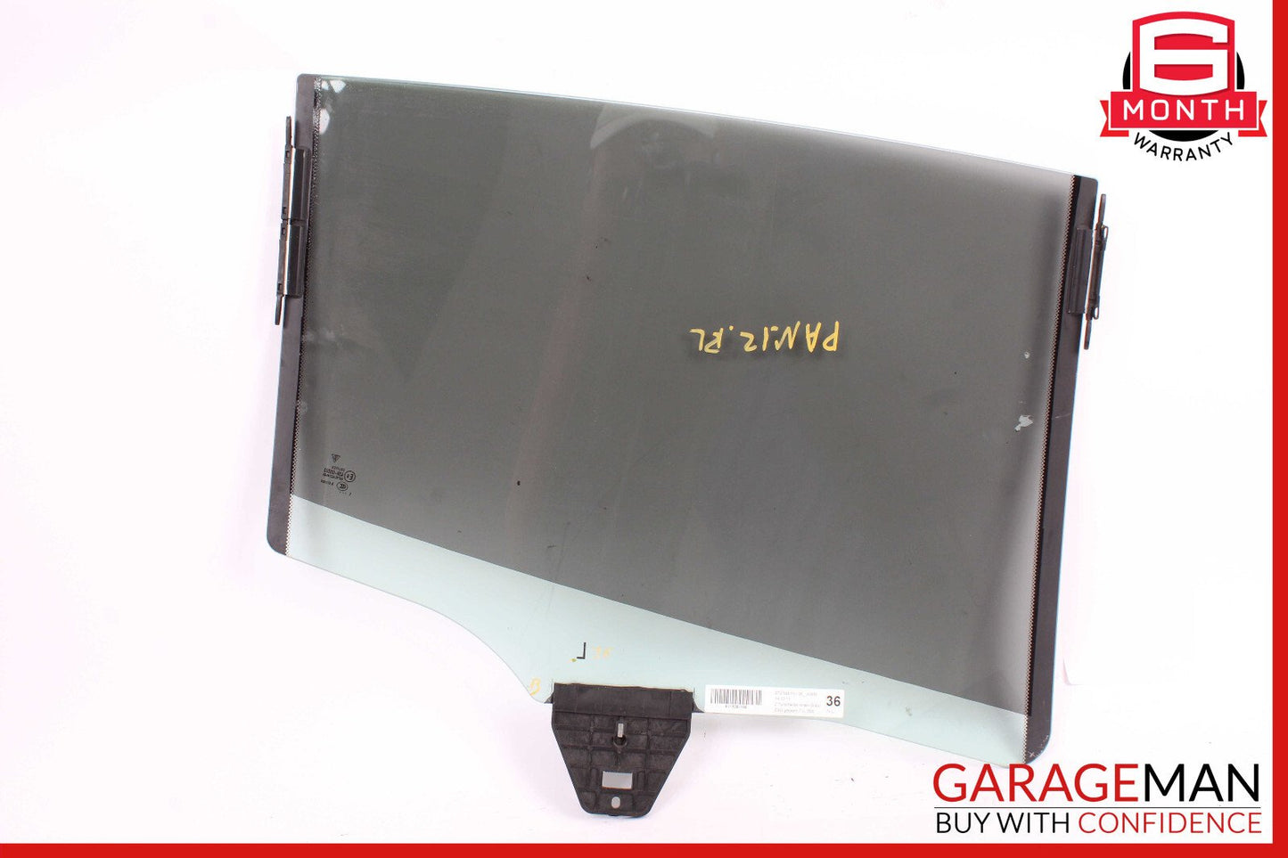 10-16 Porsche Panamera 970 Rear Left Driver Side Door Window Glass OEM