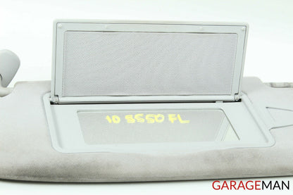 07-13 Mercedes W221 S550 Sun Visor Sunvisor Shade Cover Left Driver Gray OEM