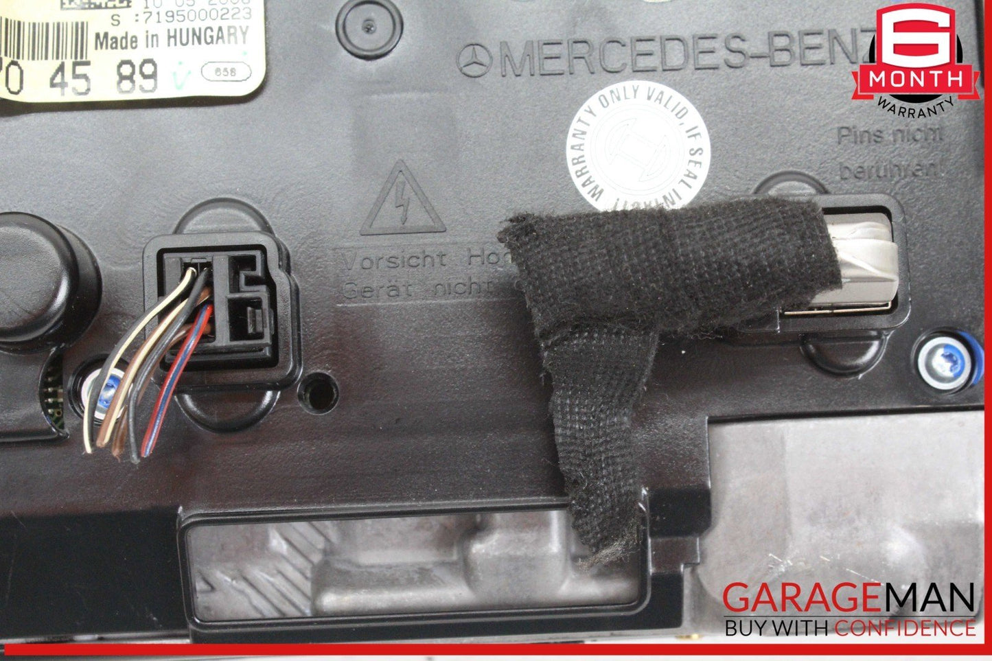 07-10 Mercedes W221 S550 Navigation Information Display Screen Monitor OEM