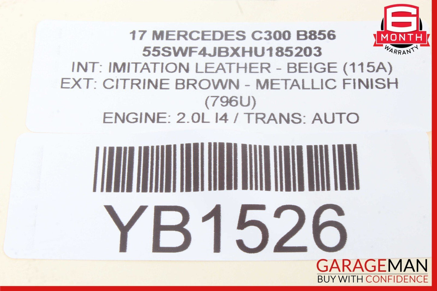 08-19 Mercedes W205 C300 E350 Trunk Remote Power Closing Latch Lock Motor OEM