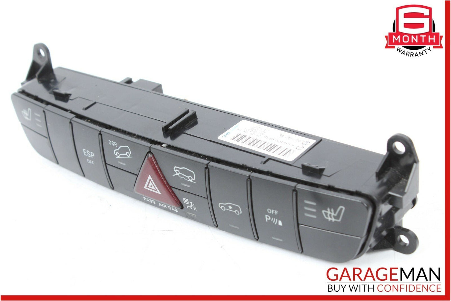 06-12 Mercedes X164 GL450 GL550 ML550 Hazard Light Switch Control Panel Module