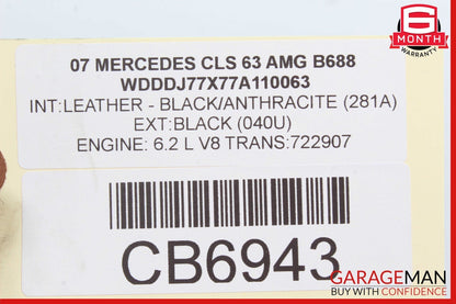 06-11 Mercedes W219 CLS63 AMG CLS550 CLS350 Rear Right Side Door Control Module