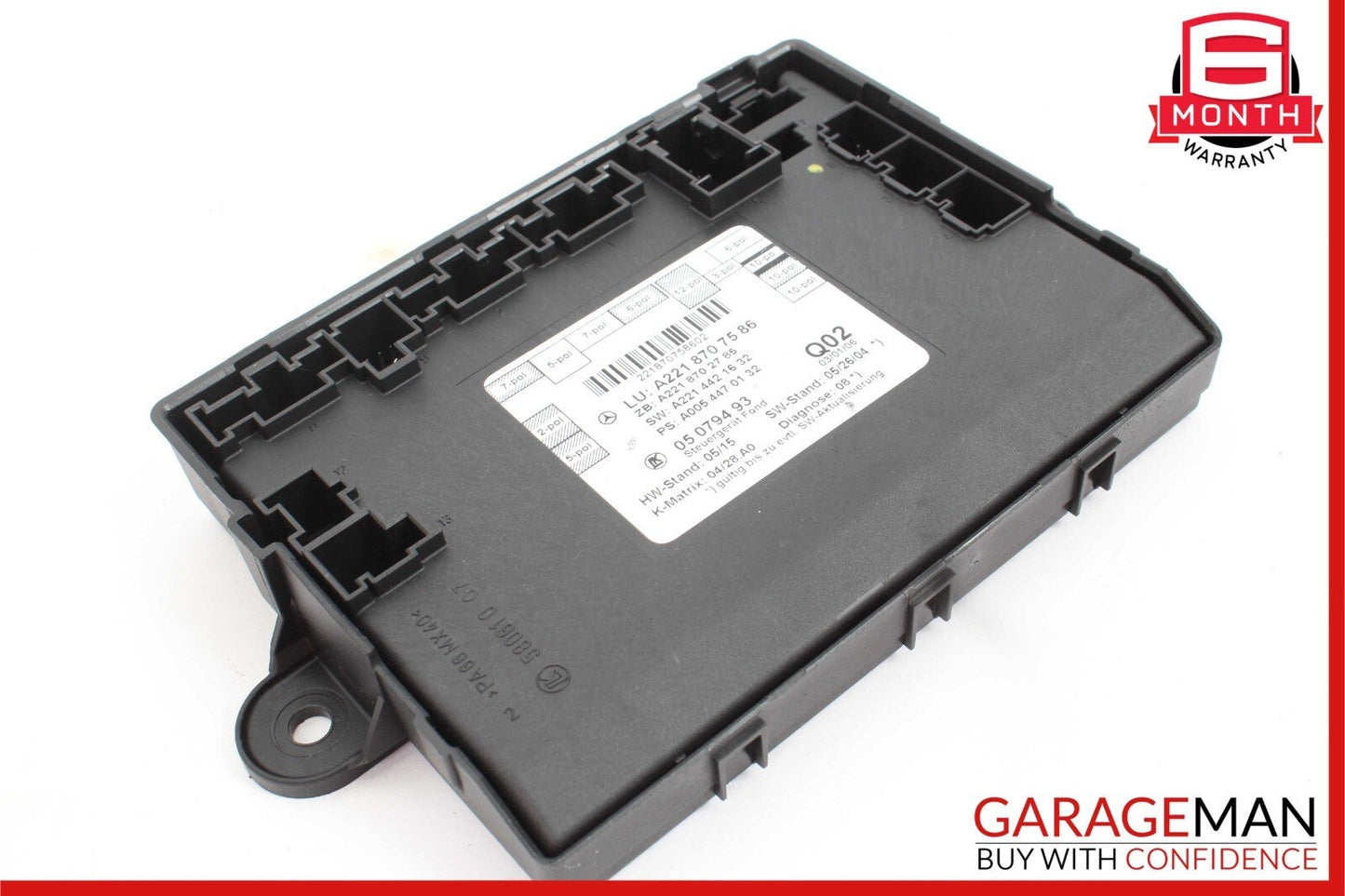 07-13 Mercedes W221 S550 S600 Rear Right Passenger Side Door Control Module OEM