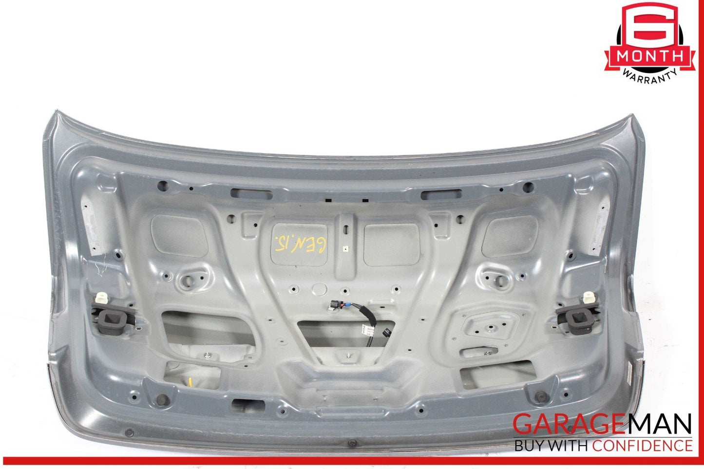 15-16 Hyundai Genesis Sedan Rear Trunk Lid Shell Panel Deck Gray OEM