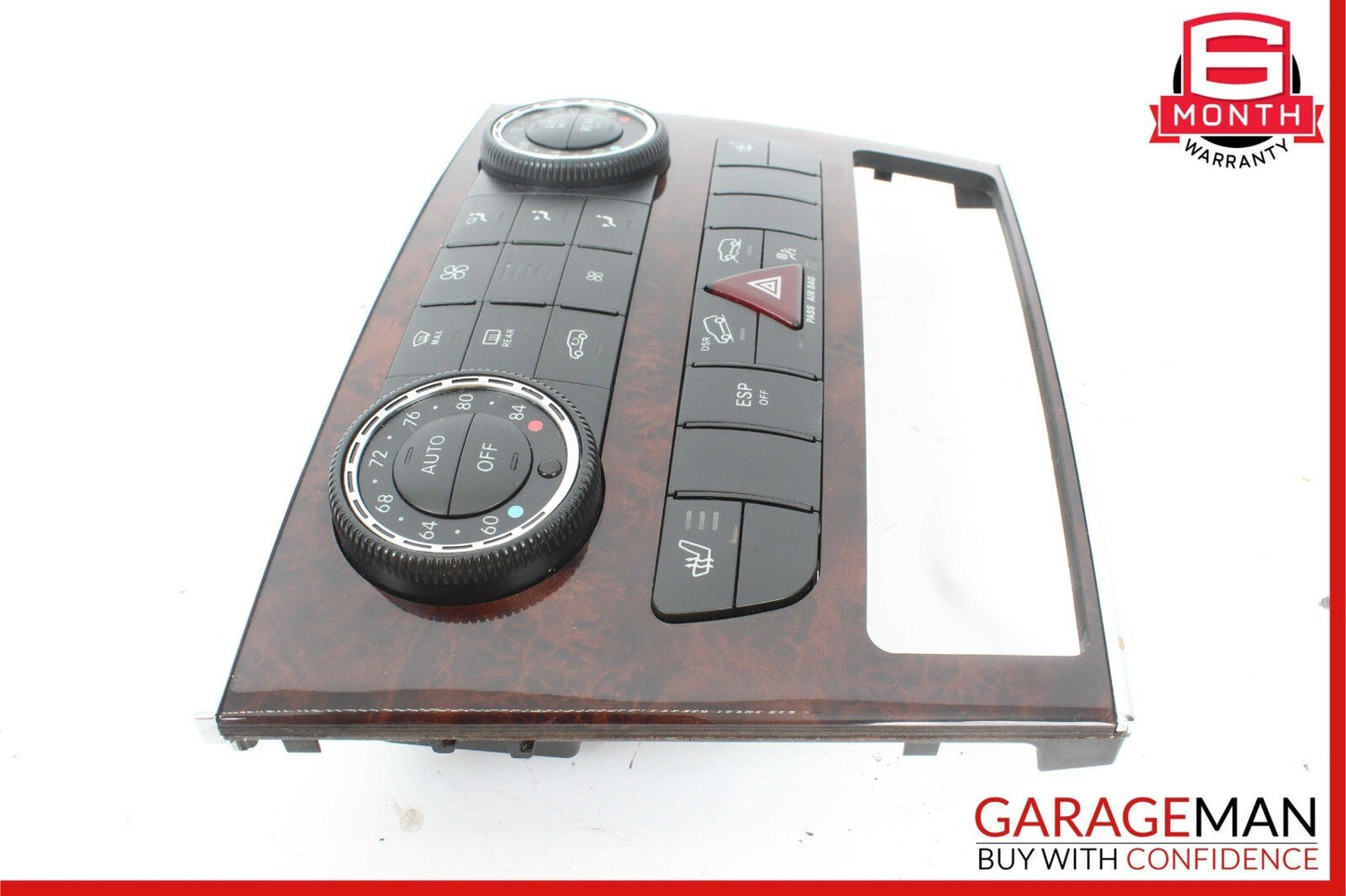 09-12 Mercedes W164 ML550 Center Dash AC A/C Heater Temperature Switch Assembly