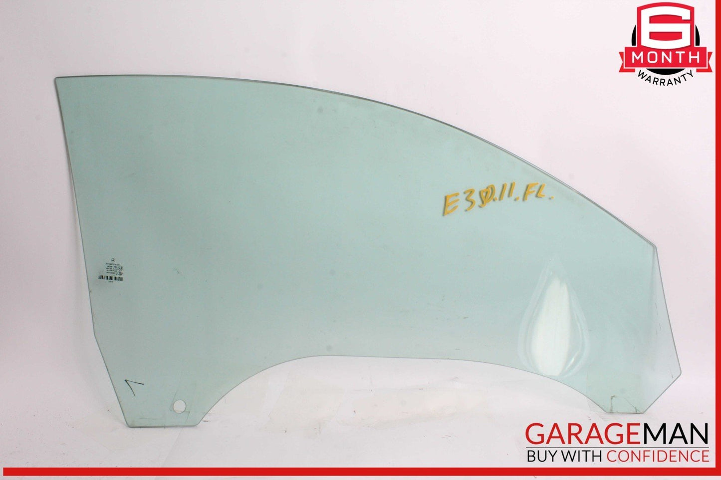 11-17 Mercedes W207 E350 Convertible Front Left Side Door Window Glass OEM