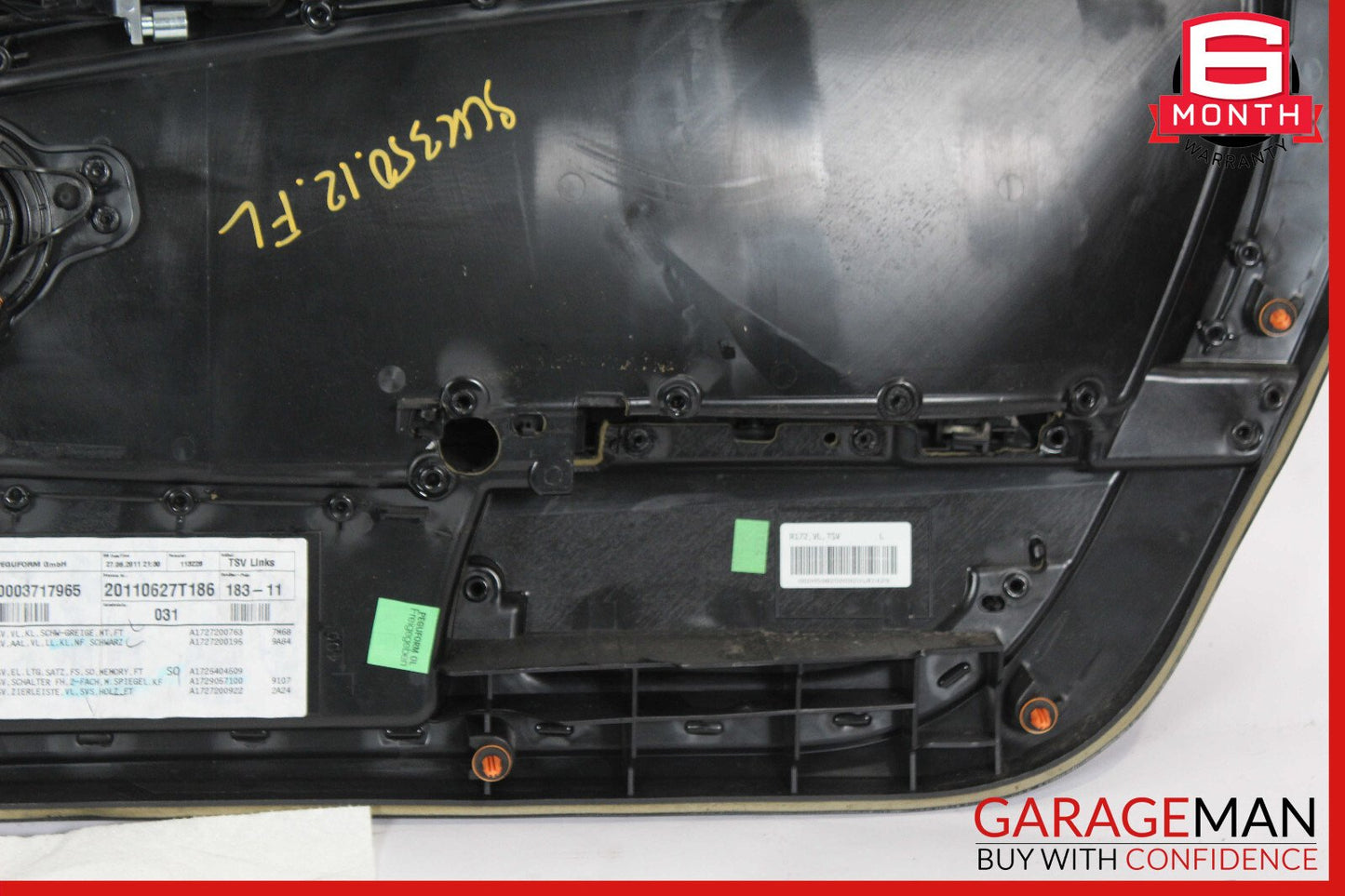 12-16 Mercedes R172 SLK350 Front Left Side Interior Door Trim Panel OEM