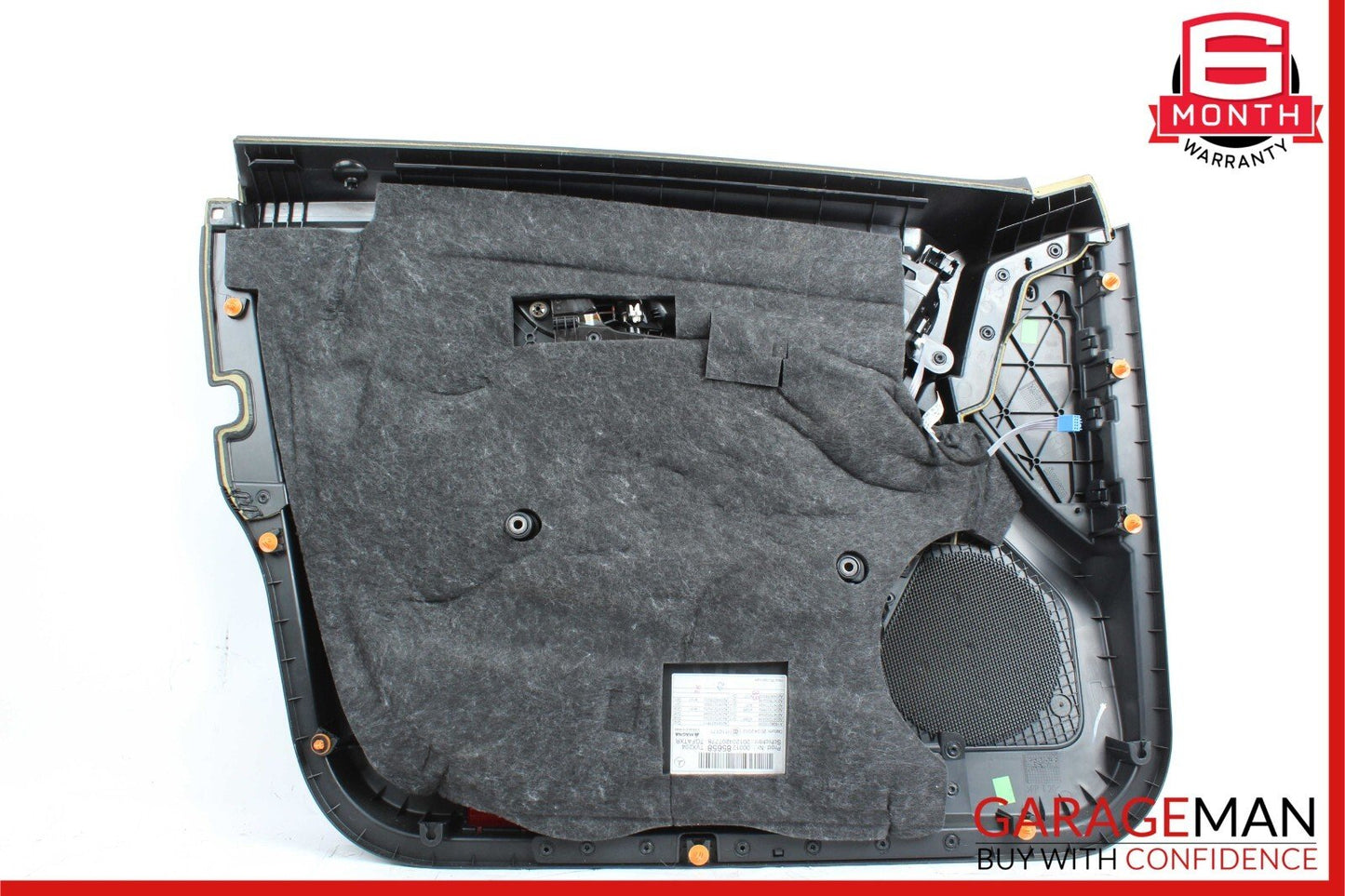10-15 Mercedes X204 GLK350 Front Right Passenger Side Interior Door Panel Black