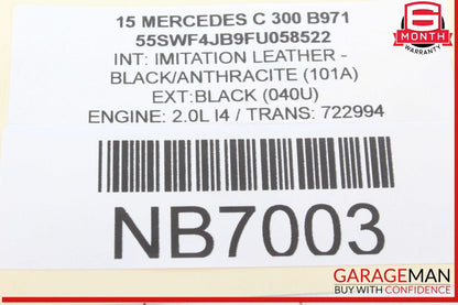 15-20 Mercedes W205 C300 Rear Left or Right Suspension Lower Control Arm OEM