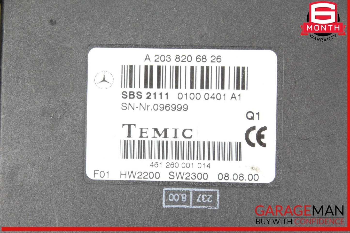 00-06 Mercedes W215 CL600 E320 S600 CLK55 AMG Voice Recognition Control Module