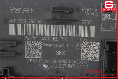 18-24 Audi Q5 Front Right Passenger Side Door Control Module Unit 4M1959792B OEM