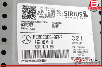 15-20 Mercedes W117 CLA250 S550 Satellite Radio Receiver Control Module Unit OEM