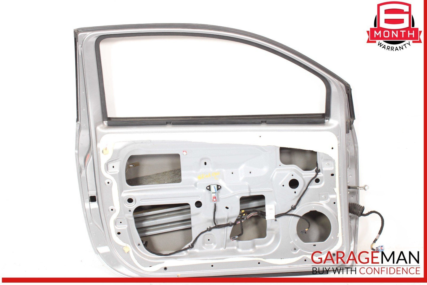 12-17 Fiat 500 Front Left Driver Side Door Shell Panel Gray OEM