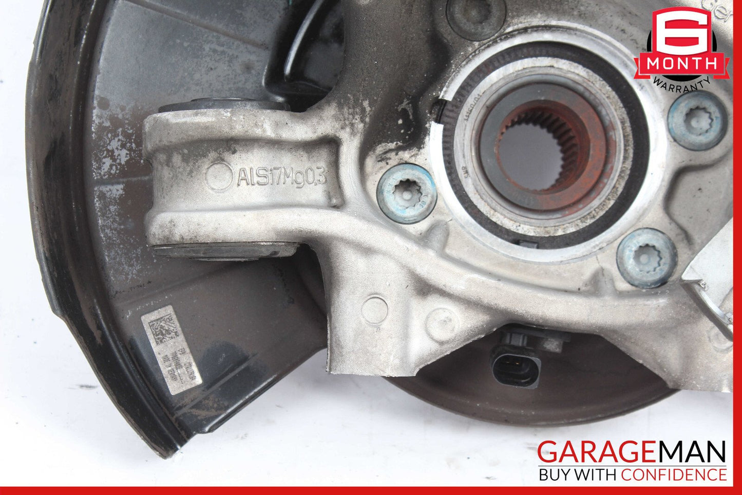 11-17 Porsche Cayenne 958 Rear Left Side Wheel Spindle Knuckle Hub OEM