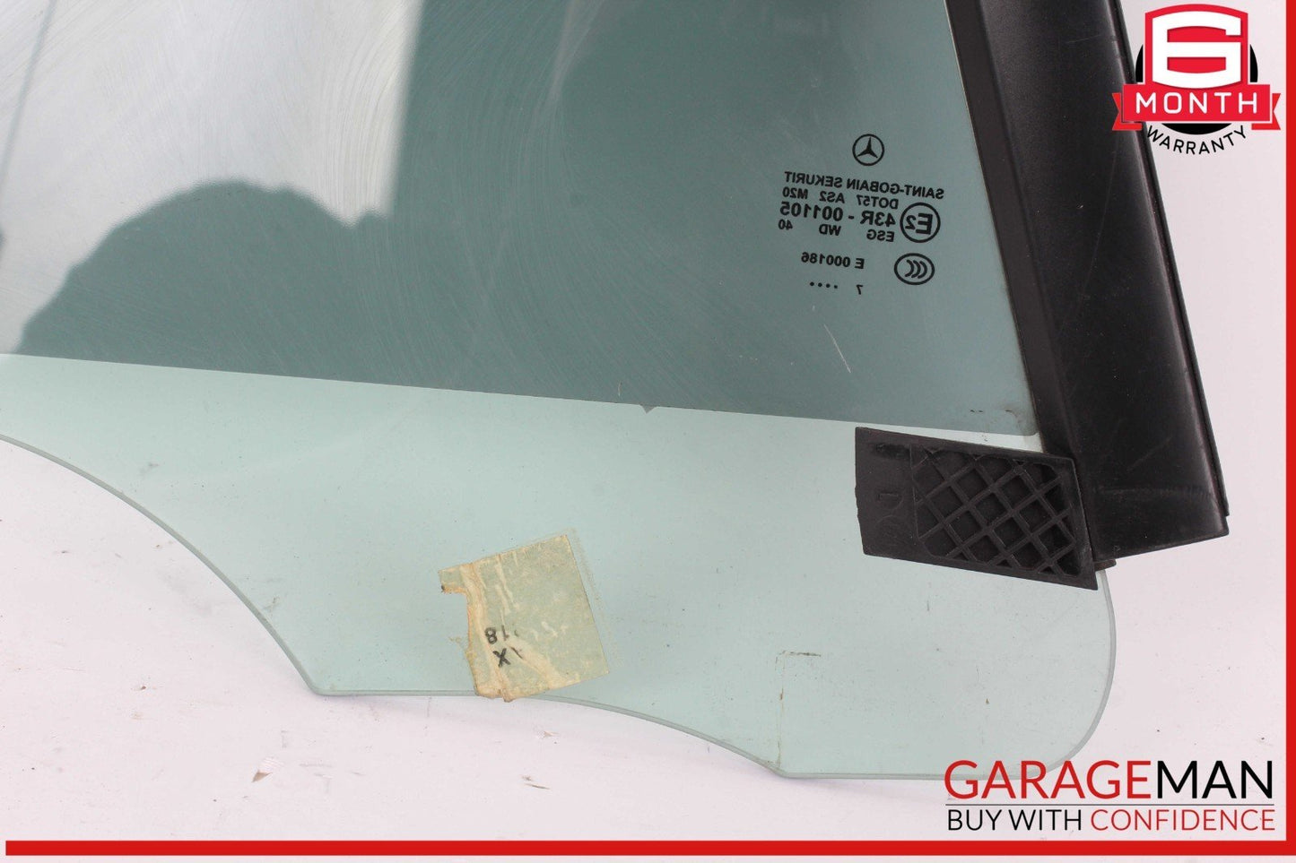 05-11 Mercedes R171 SLK300 Rear Left Side Door Quarter Window Glass OEM