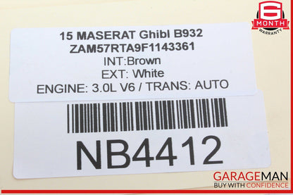 14-17 Maserati Ghibli M157 Rear Right or Left Side Control Arm 670007251 OEM