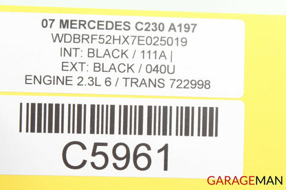 01-07 MERCEDES W203 C230 REAR LEFT DRIVER SIDE DOOR CONTROL MODULE Q7 OEM