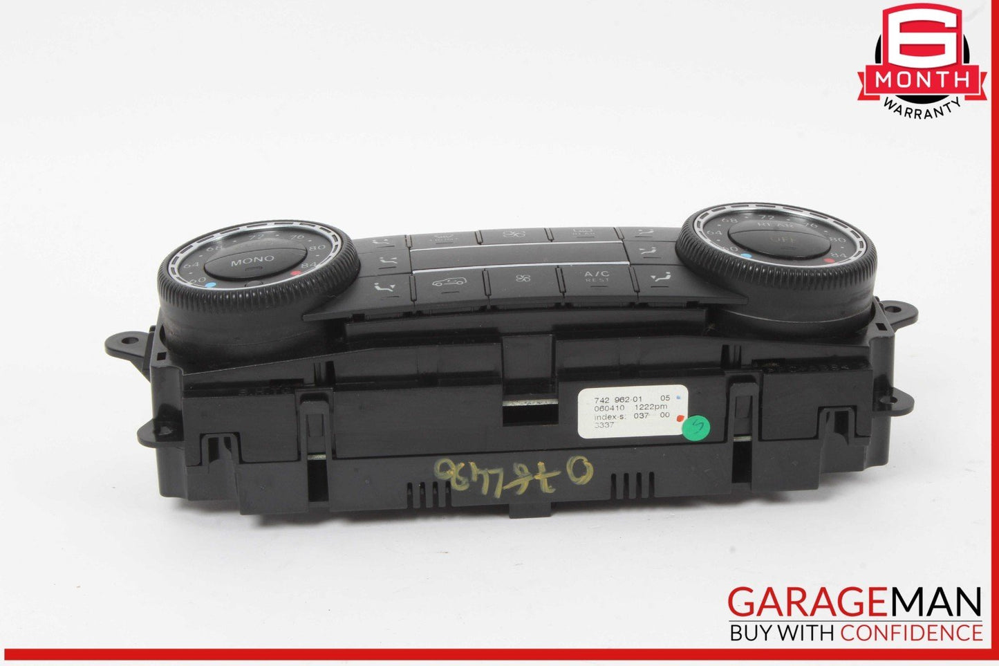 06-12 Mercedes X164 GL450 4MATIC AC Temp Heater Climate Control Switch Display