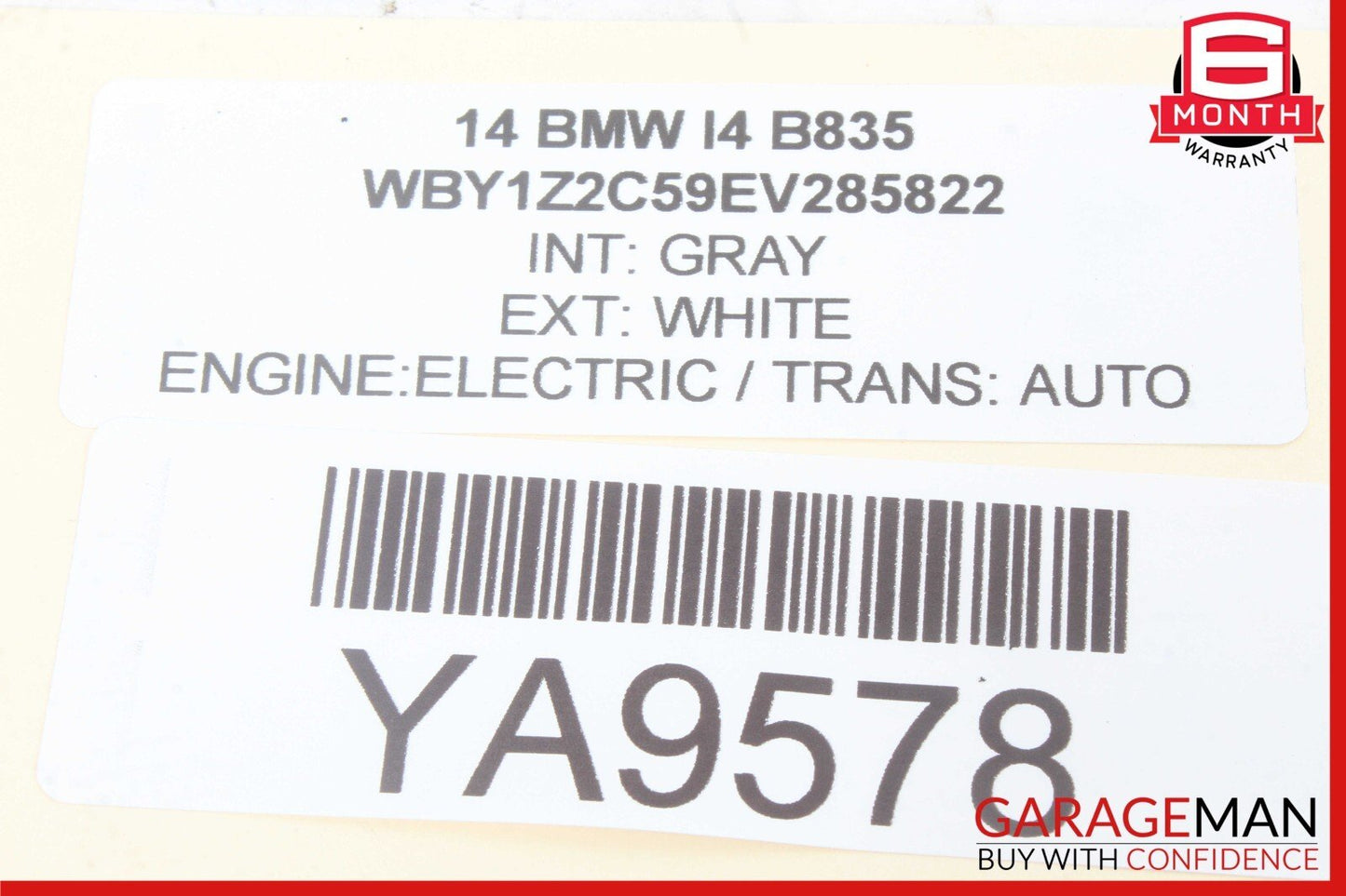 14-21 BMW i3 I01 Hybrid Engine Coolant Water Expansion Tank 8610653 OEM