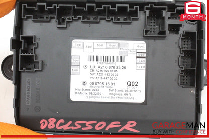 07-14 Mercedes W216 CL550 Front Right Passenger Side Door Control Module OEM