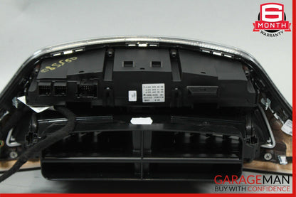 07-14 Mercedes S550 CL600 Center Dash Heater Switch Control Panel Assembly Wood
