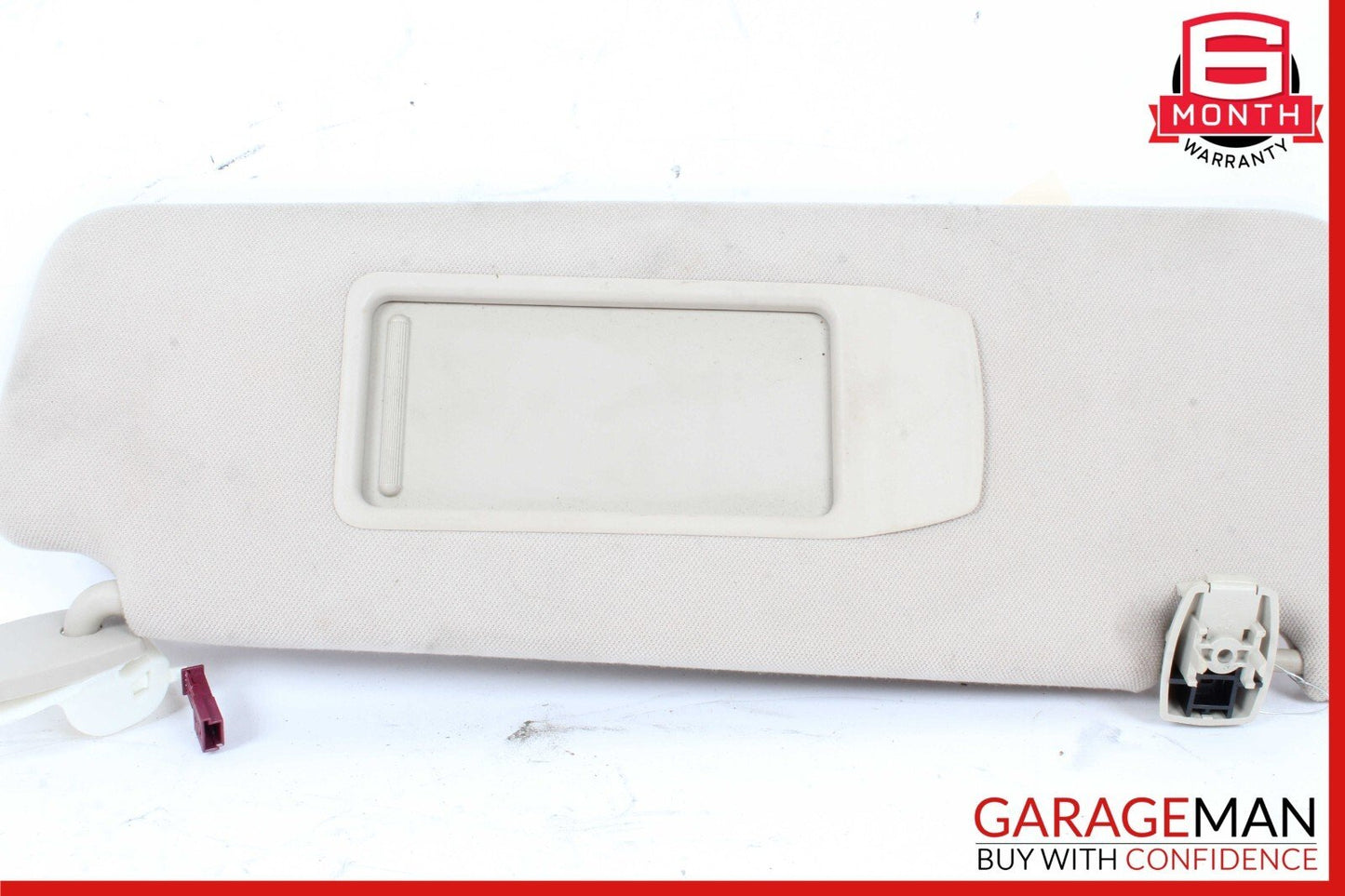 06-15 BMW 7 Series 750i 740i Right Side Sun Visor Sunvisor Gray M04B42005 OEM