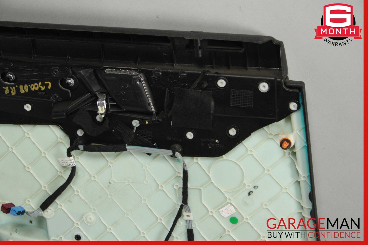 08-14 Mercedes W204 C300 Sedan Rear Right Interior Door Trim Panel Black