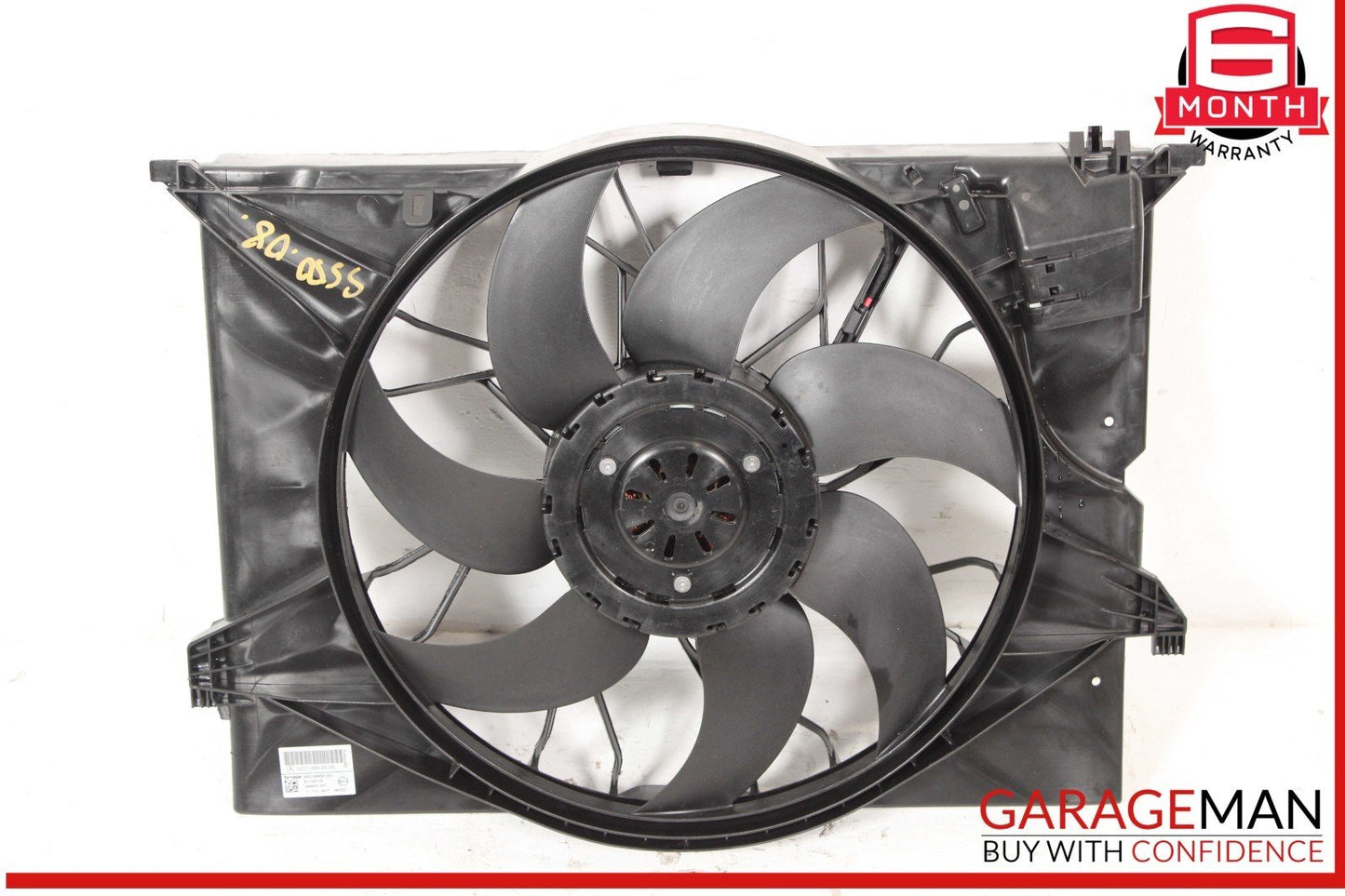 07-13 Mercedes W221 S550 S400 Engine Cooling Fan Motor Assembly 2215000993 OEM
