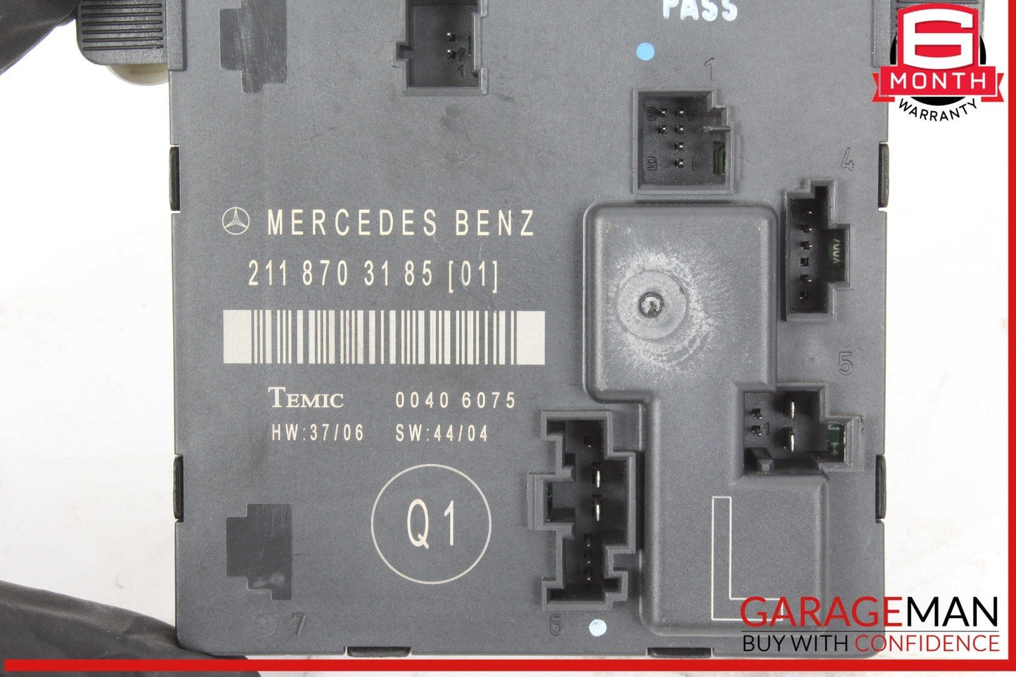 03-09 Mercedes W211 E350 E550 Rear Left Driver Side Door Control Module OEM