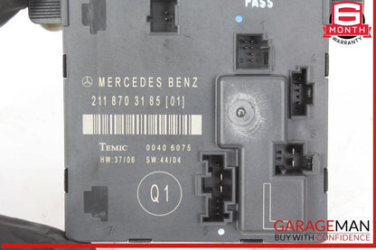 03-09 Mercedes W211 E350 E550 Rear Left Driver Side Door Control Module OEM