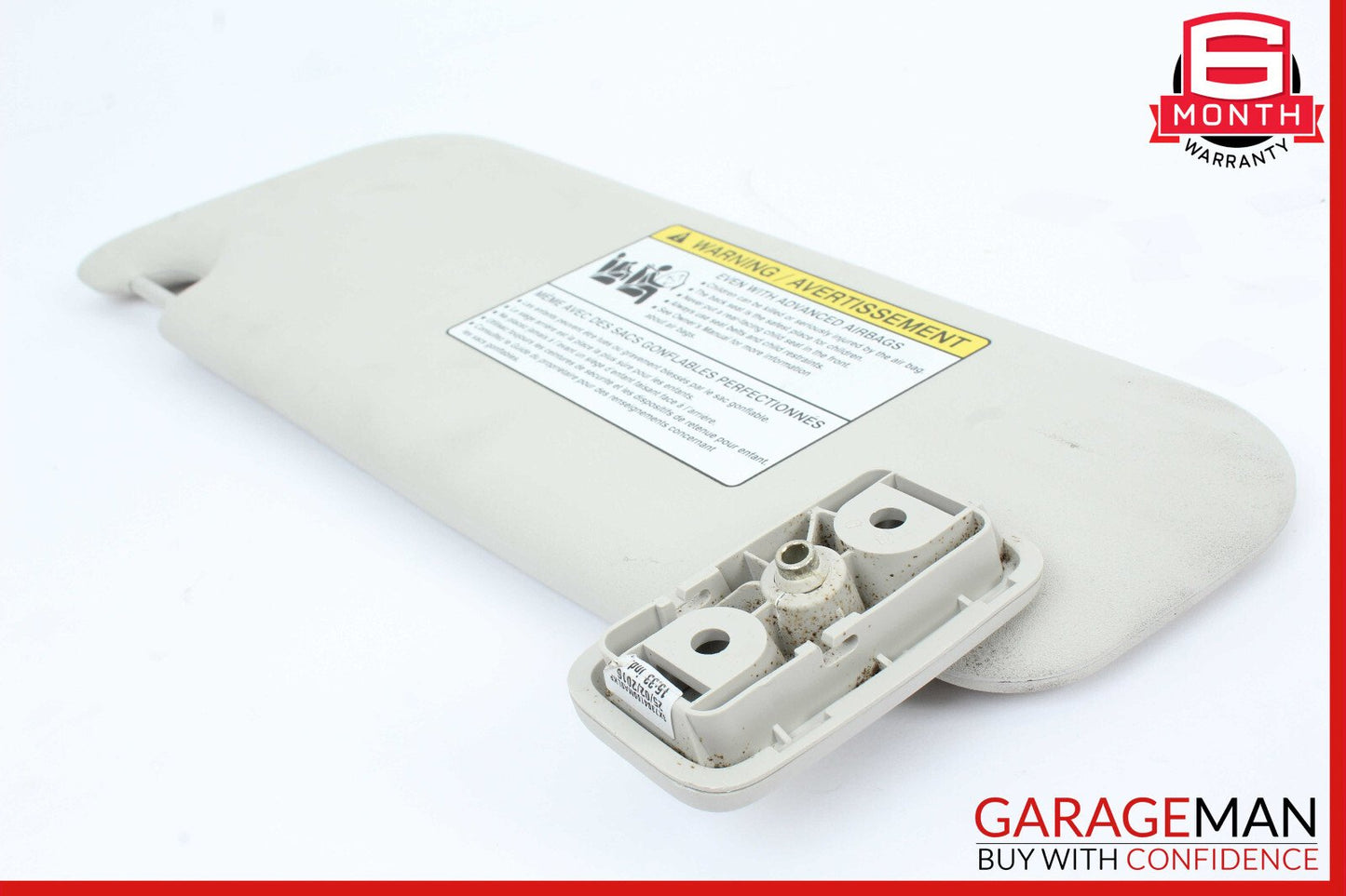 17-19 Jaguar XE Front Right Passenger Side Sunvisor Sun Visor Gray OEM