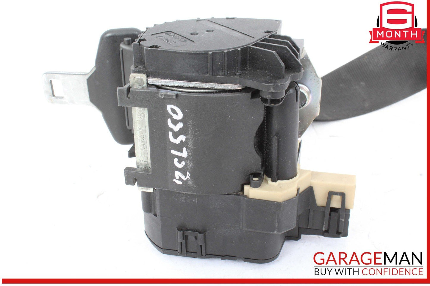 11-14 Mercedes W216 CL550 CL63 AMG Front Left Driver Side Seat Belt Black OEM