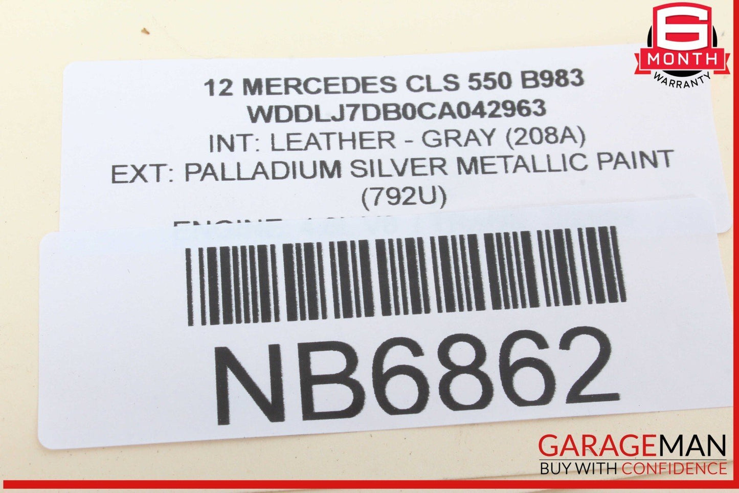 12-18 Mercedes W218 CLS550 CLS400 Rear Left Side Door Lock Latch Actuator OEM