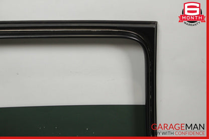 03-06 Porsche Cayenne 955 Rear Left Door Frame Window Regulator Glass Assy