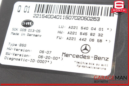 07-14 Mercedes W221 S550 CL550  Electric Power Supply Fuse Box Control Module
