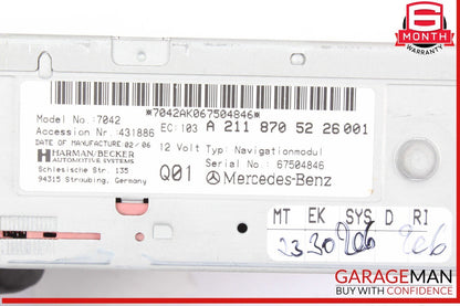 06-09 Mercedes W219 CLS550 E350 SL500 Navigation DVD CD Player GPS Module OEM