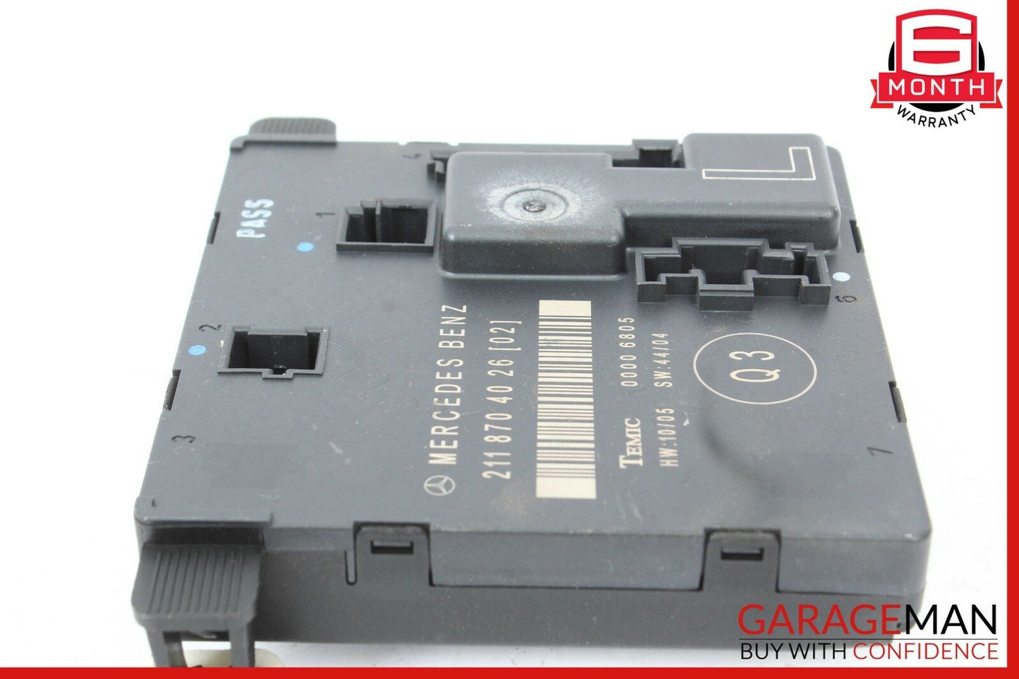 03-09 Mercedes W211 E550 E350 E63 AMG Rear Left Side Door Control Module Unit