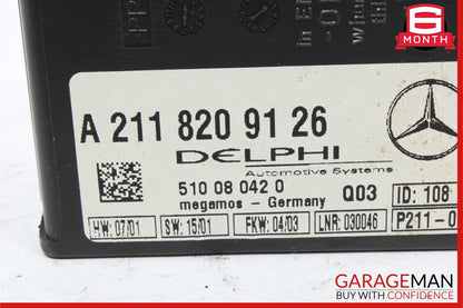 Mercedes S430 SLK280 CLK500 CL500 E320 Anti Theft Alarm Module 2118209126 OEM