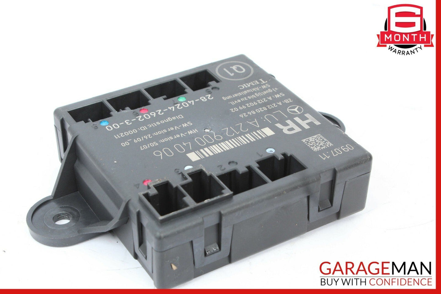 08-14 Mercedes W212 E350 C300 Rear Right Passenger Side Door Control Module OEM