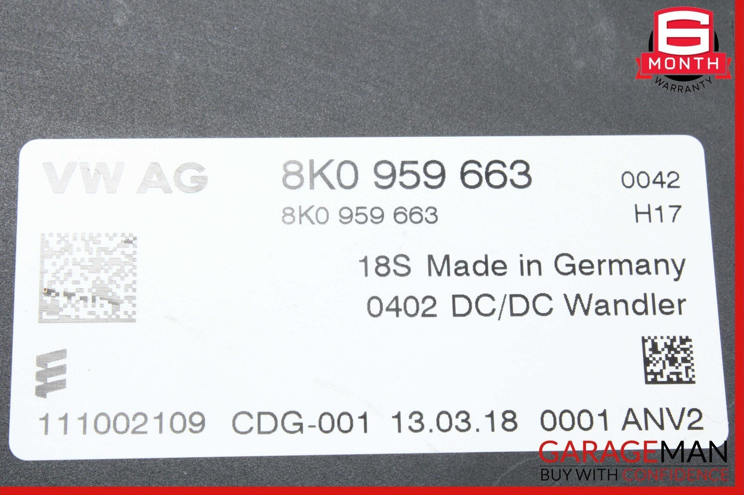 15-21 Porsche Macan 95B Voltage Stabilizer Control Module Unit OEM