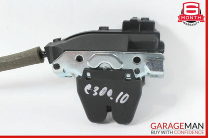 08-15 Mercedes W204 C300 Trunk Lid Lock Latch Actuator w/ Cylinder Mechanism OEM